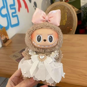 Labubu Dolls Clothes, Dress for Labubu, Doll Outfit Anime Style, Labubu Accessories, Gift for Labubu, Handmade Labubu Headband, Labubu Doll