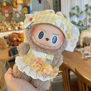 Labubu Doll Clothes Suit, Clothes for Labubu, Gift for Labubu, Handmade Labubu Outfit, Pastoral Style Clothing for Labubu, Outfit for Labubu