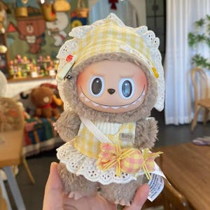 Labubu Doll Clothes Suit, Outfit for Labubu, Clothes for Labubu, Handmade Labubu Outfit, Pastoral Style Clothing for Labubu, Gift for Labubu