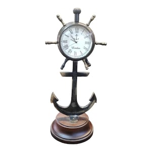 Vintage 6&quot; Maritime Brass watch Ship Telegraph – Nautical Engine Order Telegraph – Antique Marine Collectible – Office & Wall Décor Home de