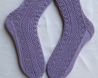 Knit Sock Pattern:  Monte Rosa Sock Knitting Pattern