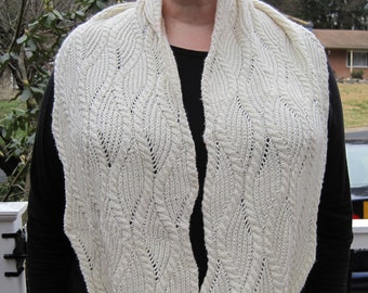 Haifa Brioche Cabled Cowl Knit Pattern (PDF Pattern)