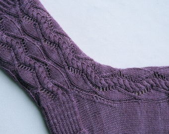 Knit Sock Pattern:  Plato's Favorite Socks Knitting Pattern