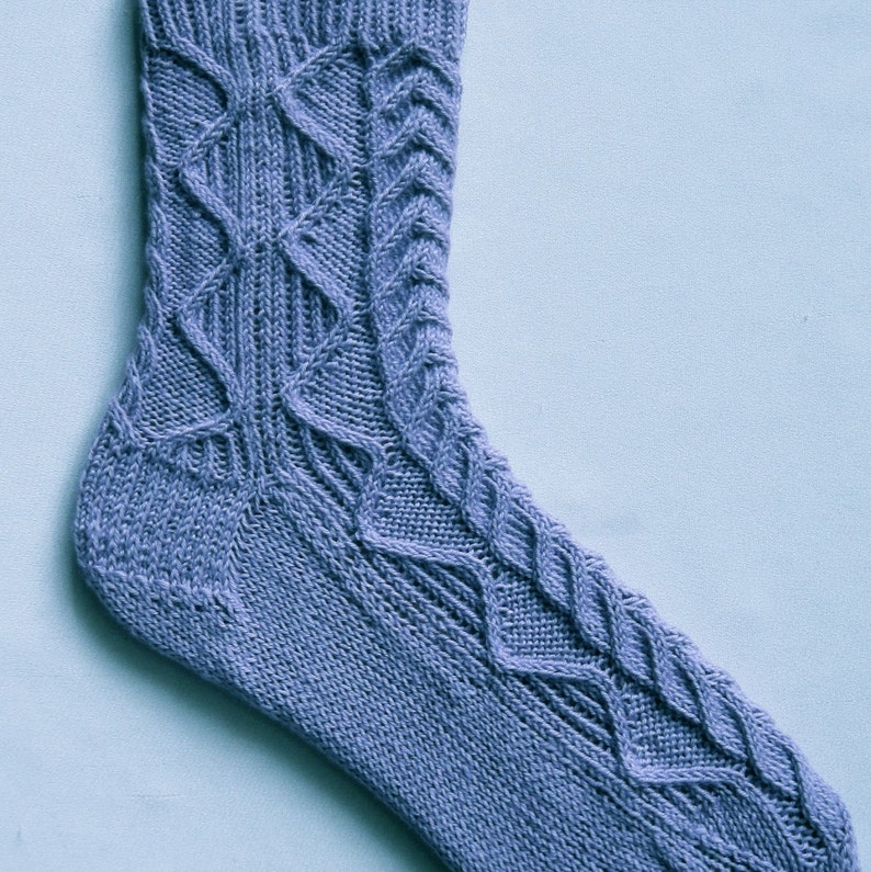 Knit Sock Pattern: Hegel's Favorite Socks image 2