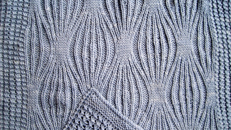 Knit Shawl Pattern: Warm Jenna Pocket Shawl Knitting Pattern - Etsy