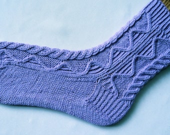 Knit Sock Pattern:  Hegel's Favorite Socks
