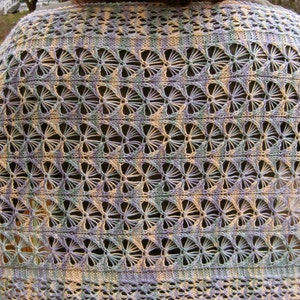 Knit Shawl (Wrap) Pattern:  Sweetheart Lace Shawl Knitting Pattern