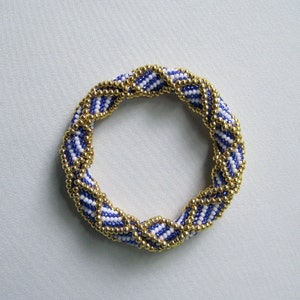Bead Crochet Bangle Pattern: Stairway to Heaven Variations 1 and 2 Bead Crochet Pattern image 2