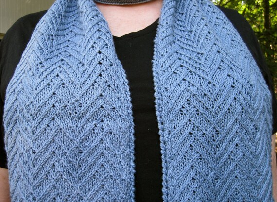 checkerboard lace scarf