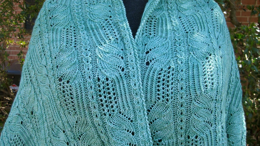 Japanese Knit Shawl Pattern Matsuyama Japanese Lace Shawl Knitting