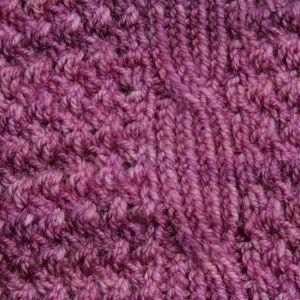 Knit Sock Pattern: Twisted Mesh and Side Cable Knitted Sock Pattern image 4