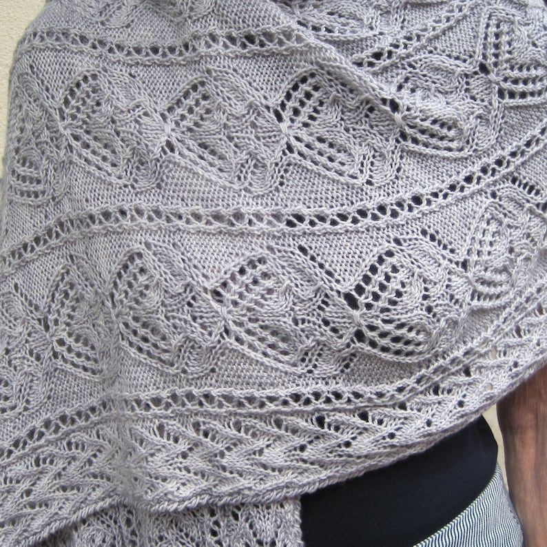 Knit Shawl Pattern: Takayama Japanese Lace Shawl Knitting - Etsy