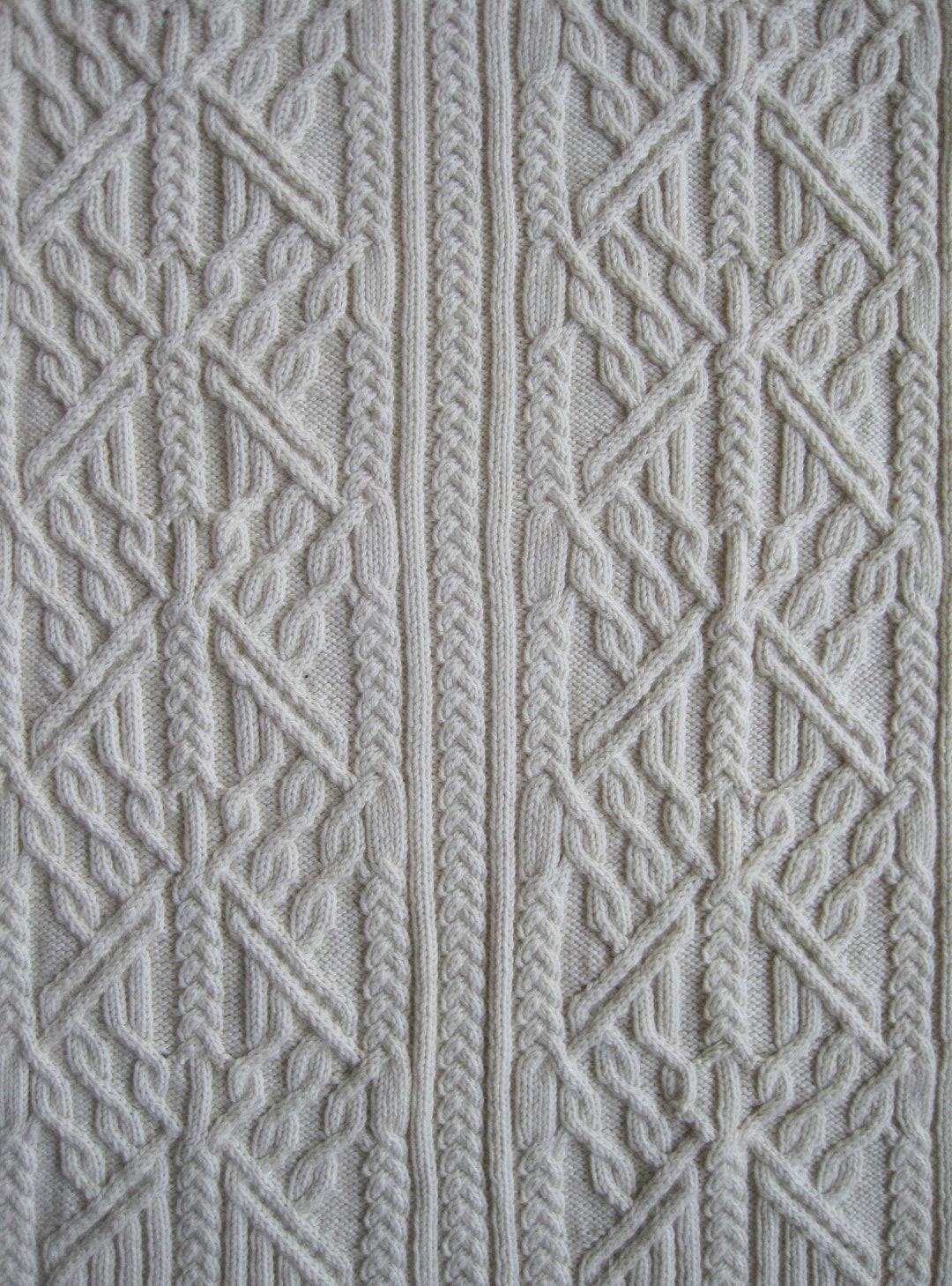 Limerick Cabled Shawl Knitting Pattern (PDF) - Etsy