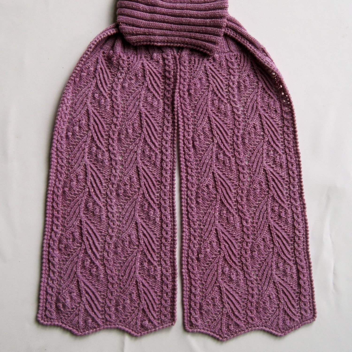Japanese Knit Scarf Pattern: the Elva Turtleneck Scarf Japanese Knit Scarf Pattern: the Elva Turtleneck Scarf
