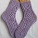 see more listings in the cabled socks section