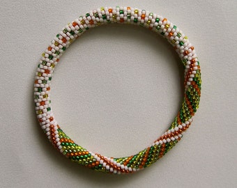 Bead Crochet Pattern:  Little Dots and Spirals