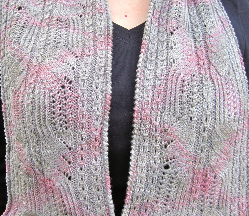 Download Knit Scarf Pattern: Takoma Mock Cable Scarf Knitting Pattern | Etsy