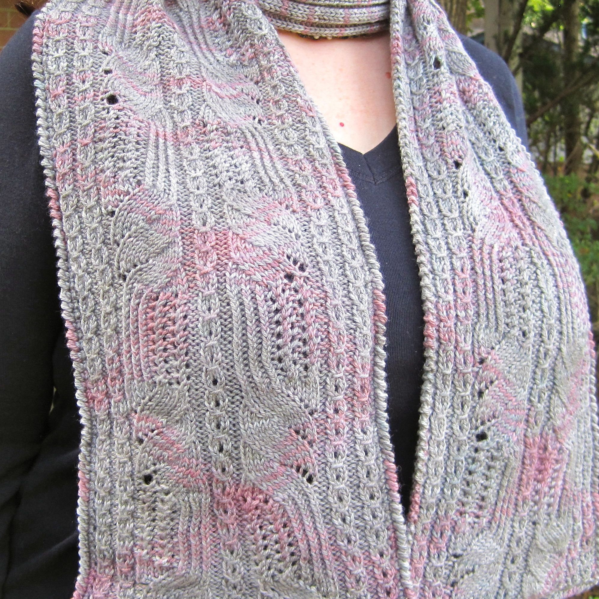 Download Knit Scarf Pattern: Takoma Mock Cable Scarf Knitting ...