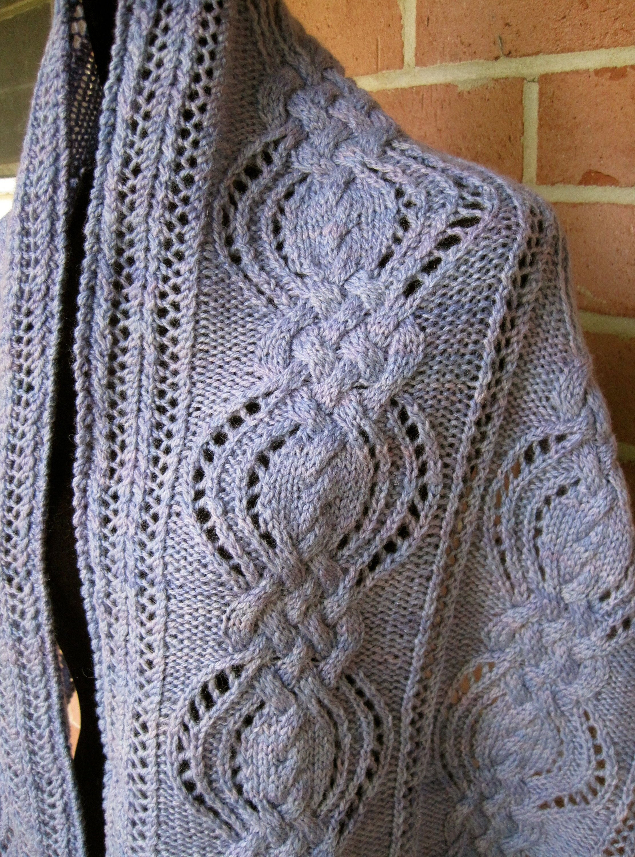 Annette Cable Lace Stole Knitting Pattern (PDF Pattern) - Etsy