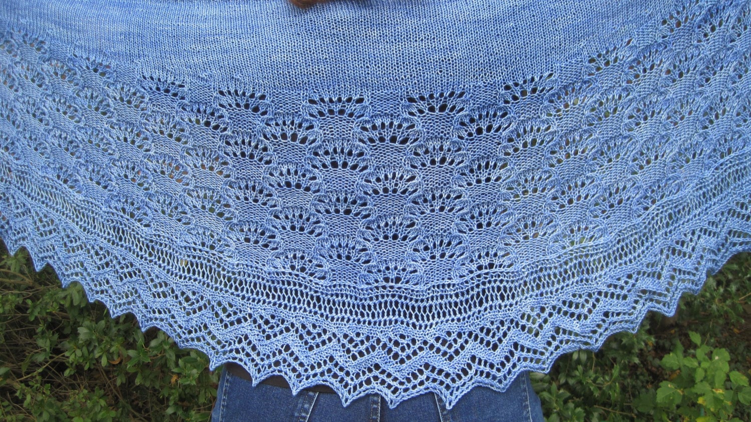 Knit Shawl Pattern: Pitlochry Long Wingspan Shawl - Etsy