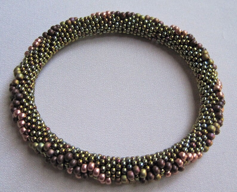 Bead Crochet Pattern: 3 Color Overlapping Diamonds All On The | Etsy