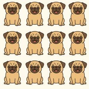 Playful Pug Men's Boxer Briefs, Funny Dog Print Underwear, Gifts for Dog Lovers, Unique Men's Loungewear, Comfortable Everyday Essentials