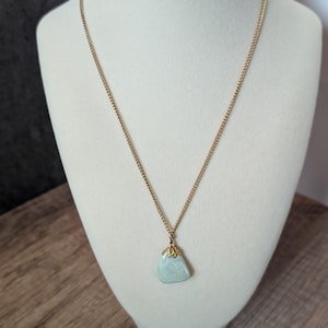 Vintage Stone Pendant Necklace