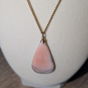 Vintage Stone Pendant Necklace