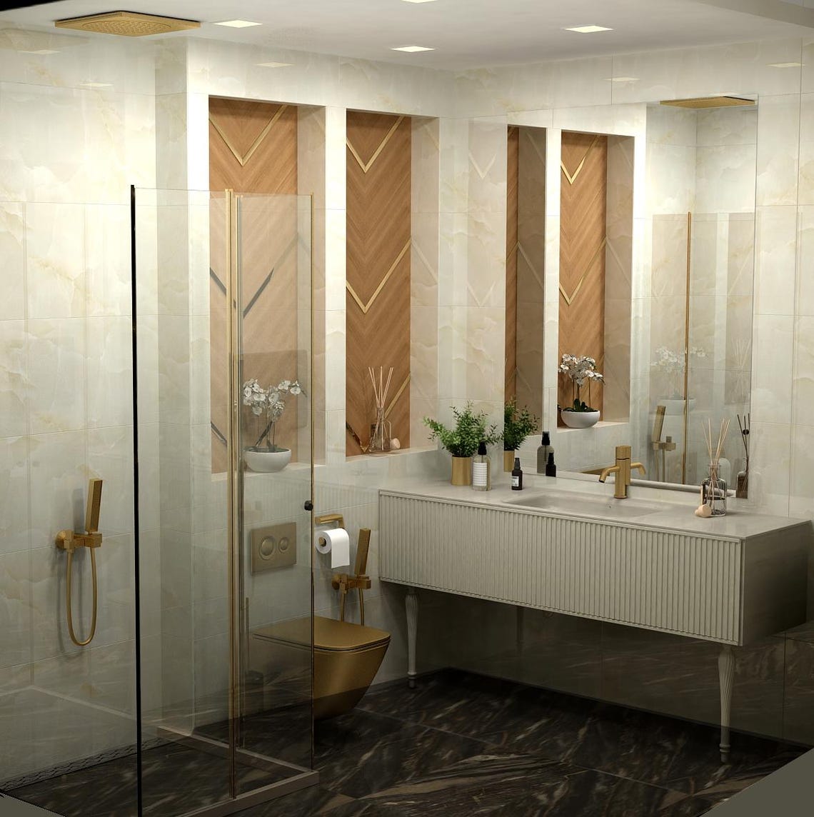 Modern 3 -bedroom Apartment Design Pack | Full Interior Project | 3D ...