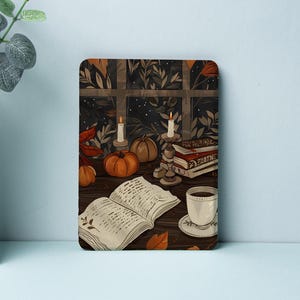 Halloween Kindle Case, Kobo Case: Protective Auto Sleep/Wake Cover, Clear Back