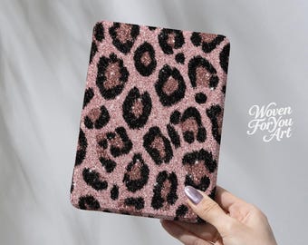 Leopard print Kindle Case, Magnetic Back, Kobo Case, Kindle Paperwhite 12th 7, Paperwhite 11th 6.8, Detachable Magnetic, Kindle Clear back