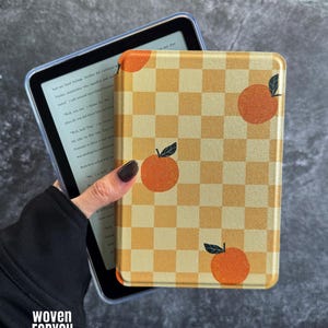 Orange Kindle Paperwhite Case, Kindle 11th Gen, Paperwhite 12th 7", Kindle Clear Back, Kobo Case, 2024 Kindle Colorsoft, Kindle Basic Case