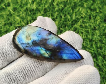 100% Natural Labradorite gemstone ,  spectrolite cabochon , loose gemstone .