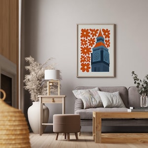 Japanese wall art Japanese poster Japanese print Japandi poster exhibition poster abstract wall art gallery wall art home wall decor
