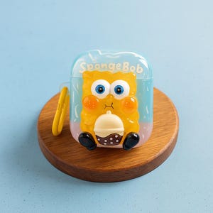 Coque AirPods Bob l'Eponge - Utra Kawaii & Résistanre | Personnages au choix (Bob, Patrick, Gary, Mr. Krabs)