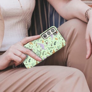 Cartoon Dinosaur Pattern Design Phone Case, iPhone 16 15 14 13 12 11 Plus Pro Mini Max MagSafe Case, Samsung S25 S24 S23 S22 Ultra