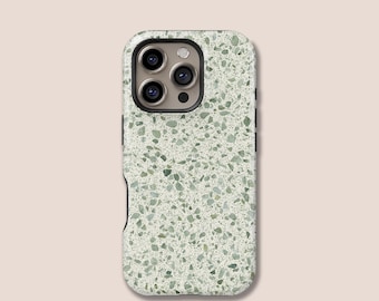 Terrazzo Pattern Design Phone Case, iPhone 16 15 14 13 12 11 Plus Pro Max MagSafe Case, Samsung S25 S24 S23 S22 Plus Ultra