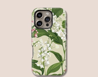 Lily of the Valley iPhone Case – Clear Magsafe Compatible Floral