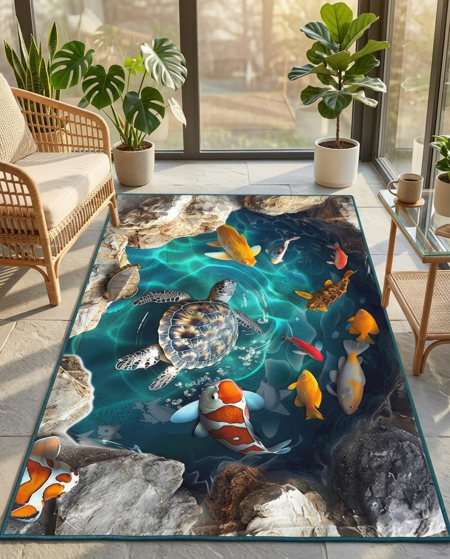 Water Themed Area Rugs - Etsy
