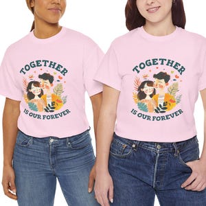 Matching Couple Shirts, Funny Anniversary Shirt, Valentines Day Shirt, Couple T-Shirt, Love Gift Idea, Cute Travel Outfit, Forever together