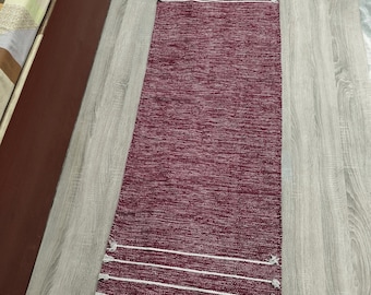 Organic Cotton Yoga Mat – Eco-Friendly Non-Slip Exercise Rug, Sustainable Pilates Mat, Natural Cotton Fitness Mat, Handmade Yoga Mat”