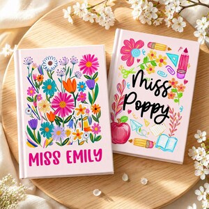 Personalized Florals Teacher Clipboard, School Supplies, Back To School Teacher Gift image 4