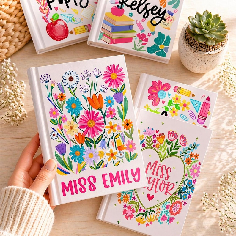 Personalized Florals Teacher Clipboard, School Supplies, Back To School Teacher Gift image 16