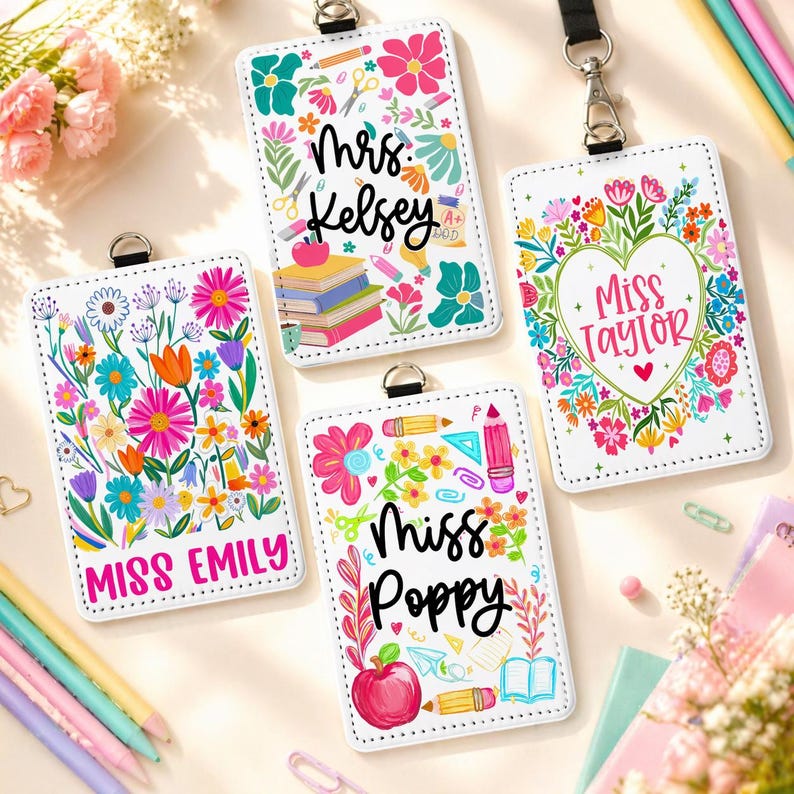 Personalized Florals Teacher Clipboard, School Supplies, Back To School Teacher Gift image 3