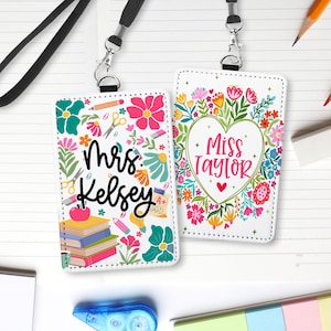 Personalized Florals Teacher Clipboard, School Supplies, Back To School Teacher Gift image 8