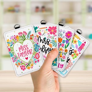 Personalized Florals Teacher Clipboard, School Supplies, Back To School Teacher Gift image 10
