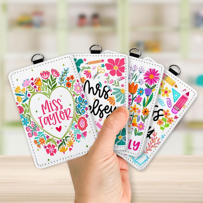 Personalized Florals Teacher Clipboard, School Supplies, Back To School Teacher Gift image 10