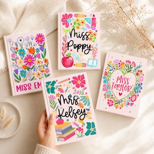 Personalized Florals Teacher Clipboard, School Supplies, Back To School Teacher Gift image 12