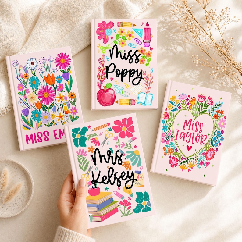 Personalized Florals Teacher Clipboard, School Supplies, Back To School Teacher Gift image 12
