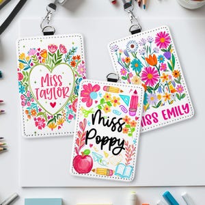 Personalized Florals Teacher Clipboard, School Supplies, Back To School Teacher Gift image 20